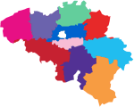 provinces Belgique